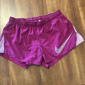 Nike Women's Magenta Athletic Shorts